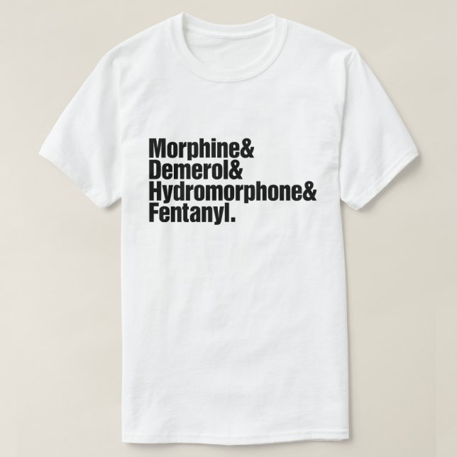 Pain Progression - Anesthesia T-Shirt (Design Front)