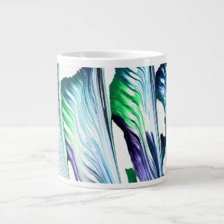 Pain Remover 1 Purple Green Abstract Drink Mug