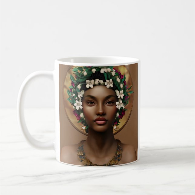 Pain to Power | African-American Queen Coffee Mug (Left)