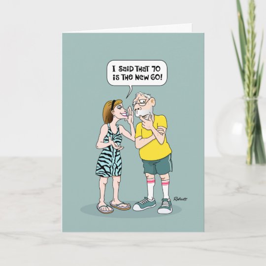 Painfully Funny 70th Birthday Card