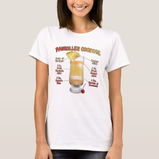 PAINKILLER Cocktail Recipe Art T-Shirt