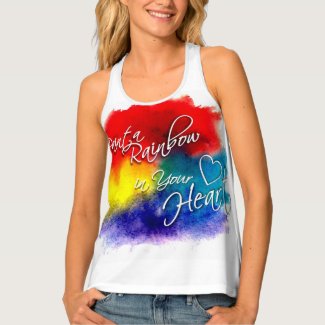 Paint a Rainbow in your Heart Tank Top