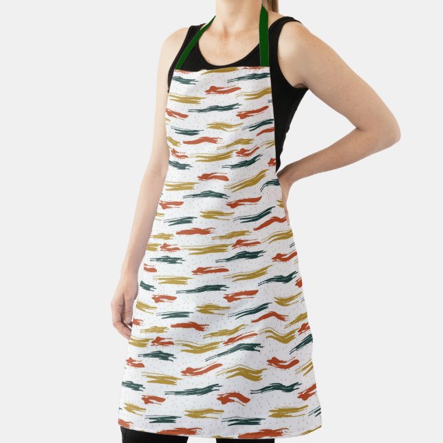 Paint Abstract Pattern Apron (Insitu)