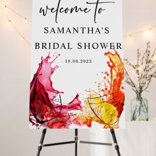 Paint and Sip Bridal Shower  Foam Board