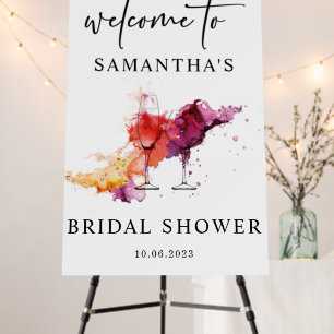Paint and Sip Bridal Shower  Foam Board