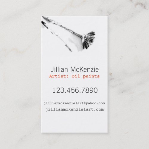 Paint Art Business Card Template