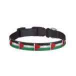 Paint Art Grunge Palestine Flag Pet Collar at Zazzle