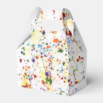 "paint/art Party" Favor Box by iHave2Say at Zazzle