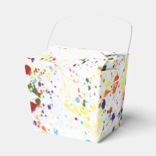 "Paint/Art Party" Take-Out Favor Box