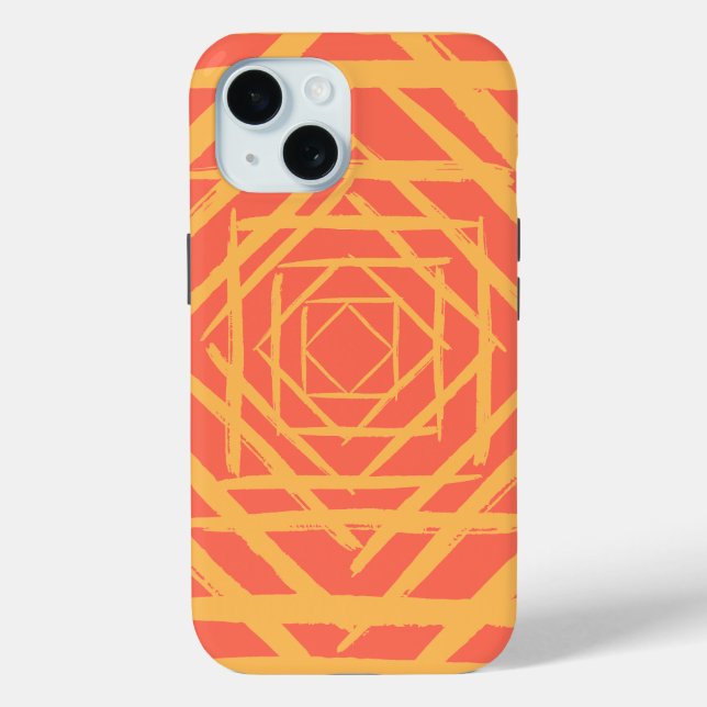 Paint Brush in Squares  Case-Mate iPhone Case (Back)