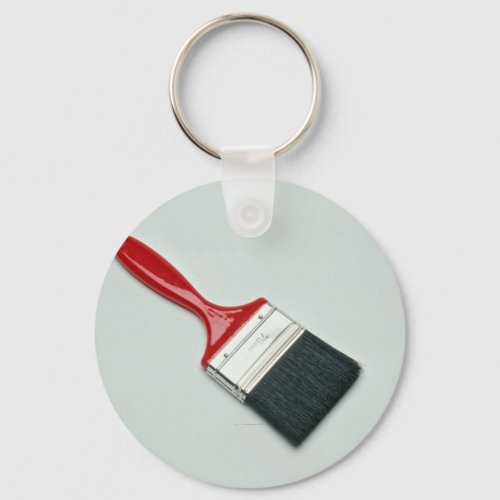 Paint brush keychain