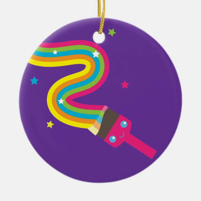 Paint Brush Ornament (Front)