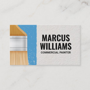 Paint Brush Painted Wall Business Card