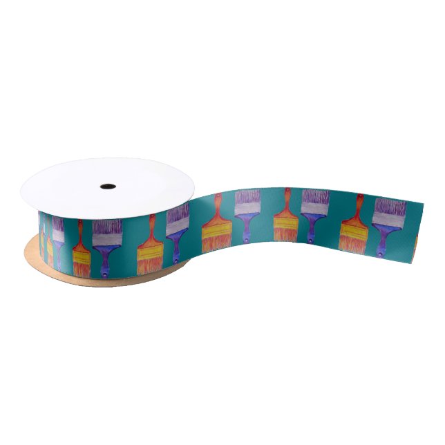 paint brush pattern ribbon (Spool)