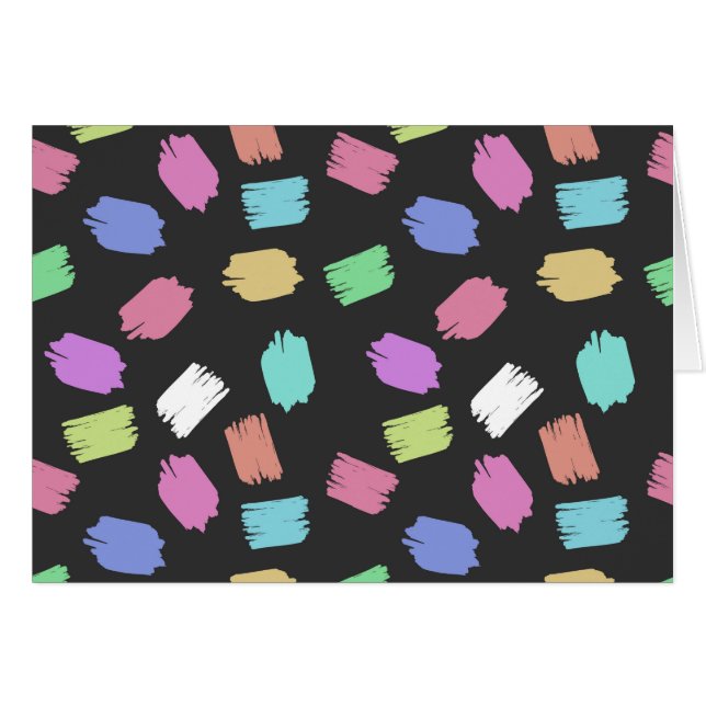 Paint Brush Strokes, Colorful Brush Strokes (Front Horizontal)