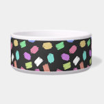 Paint Brush Strokes, Colorful Brush Strokes Bowl<br><div class="desc">Cute,  fun and adorable pattern with colorful brush strokes. Modern and trendy gift,  perfect for the art lover in your life.</div>