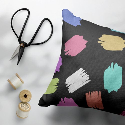 Paint Brush Strokes Colorful Brush Strokes Pet Bed