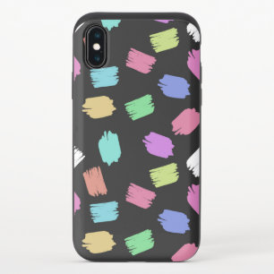 Paint Brush Strokes, Colorful Brush Strokes iPhone X Slider Case