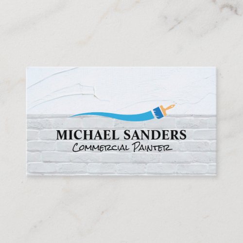 Paint Brush  Wall Textures Business Card