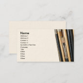 Paint Brushes Isolated On White Background Business Card (Front/Back)