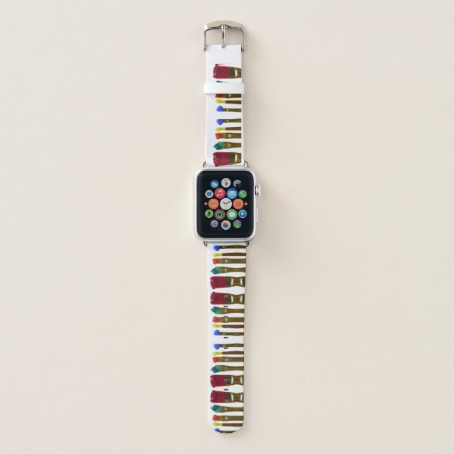 Paint Brushes Painter Artist Apple Watch Band (Front)