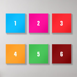 Paint By Numbers Acrylic Photo Tile