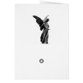 Paint by Numbers Card: Angel Statue (Back)