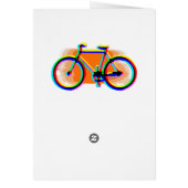 Paint by Numbers Card: Bicycle Cards (Back)