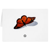 Paint by Numbers Card: Butterfly (Back Horizontal)