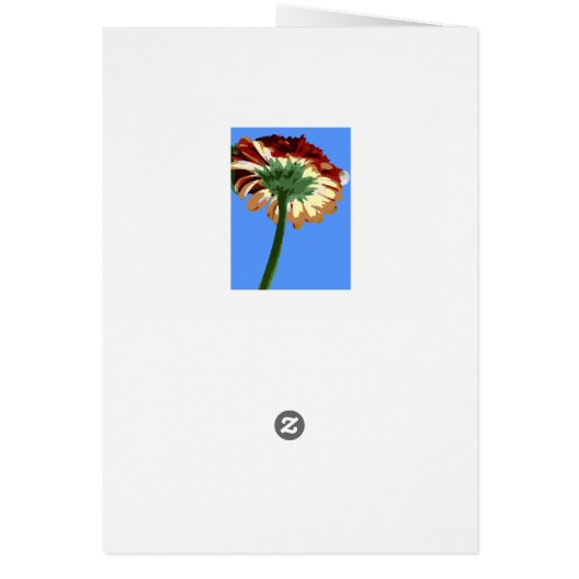 Paint by Numbers Card: Flower (Back)