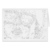 Paint by Numbers Card: Graffiti Girl (Front Horizontal)