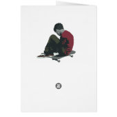 Paint by Numbers Card: Graffiti Skater Kid Cards (Back)