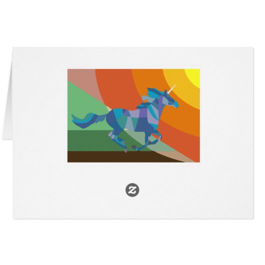 Paint by Numbers Card: Horse (Back Horizontal)