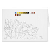 Paint by Numbers Card: Ladybird (Front Horizontal)