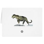 Paint by Numbers Card: Leopard Cards (Back Horizontal)