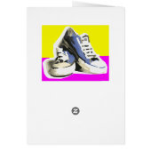 Paint by Numbers Card: Shoes Cards (Back)