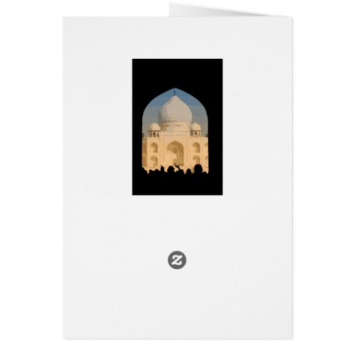 Paint By Numbers Card Taj Mahal