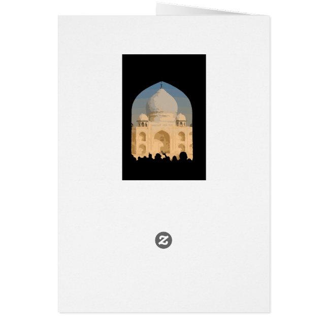 Paint By Numbers Card: Taj Mahal Cards (Back)