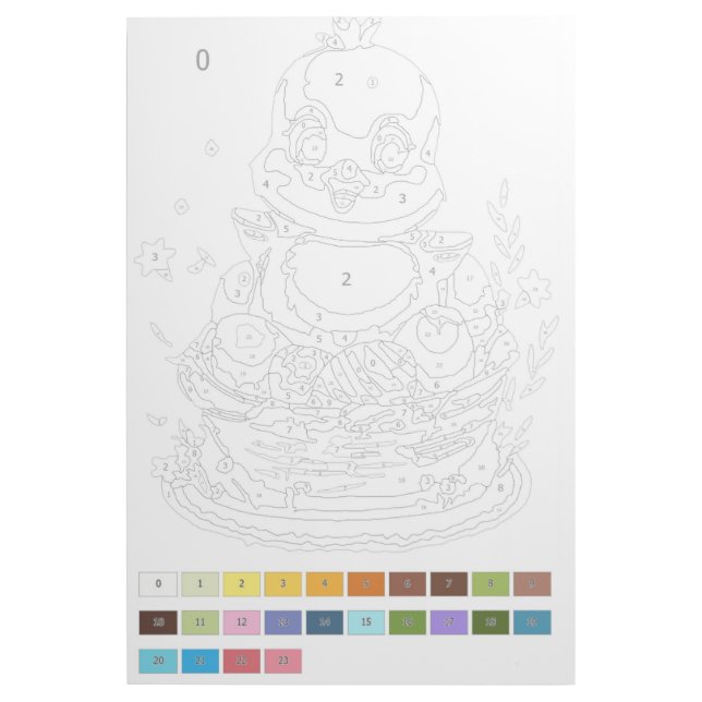 paint by numbers. gallery wrap (Front)