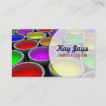 Paint Cans Business Card at Zazzle