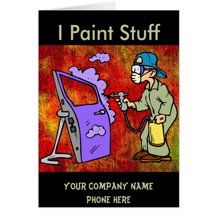 Paint Cars Card