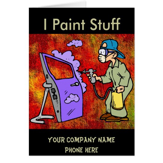 Paint Cars Cards (Front)