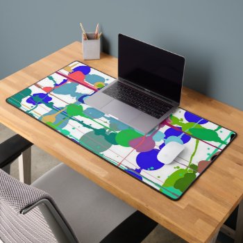Paint Color Splash  Desk Mat by Mousefx at Zazzle