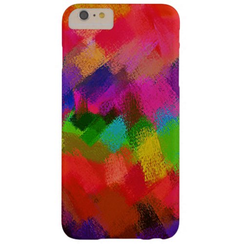 Paint Color Splatter Brush Stroke 10 Barely There iPhone 6 Plus Case