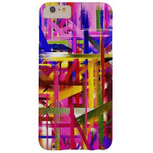 Paint Color Splatter Brush Stroke 3 Barely There iPhone 6 Plus Case