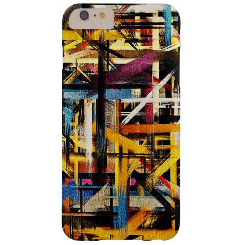 Paint Color Splatter Brush Stroke 4 Barely There iPhone 6 Plus Case