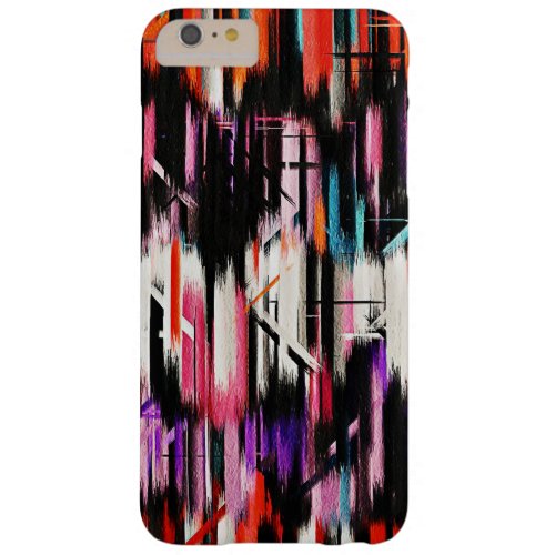 Paint Color Splatter Brush Stroke 6 Barely There iPhone 6 Plus Case