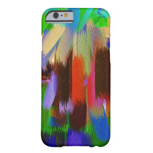 Paint Color Splatter Brush Stroke 7 Barely There iPhone 6 Case