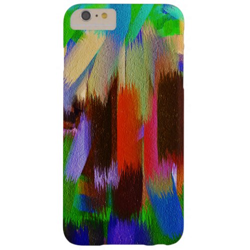 Paint Color Splatter Brush Stroke 7 Barely There iPhone 6 Plus Case