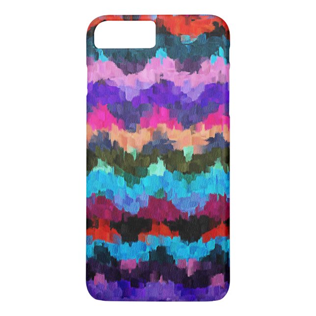 Paint Color Splatter Brush Stroke Case-Mate iPhone Case (Back)